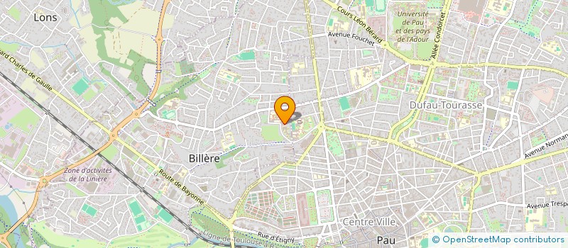 localisation de l'entreprise MADAME NATHALIE LE DROUMAGUET  BILLERE