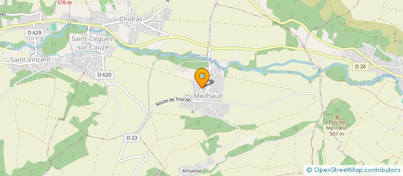 localisation de l'entreprise MADAME NATHALIE LE DUC  MEILHAUD