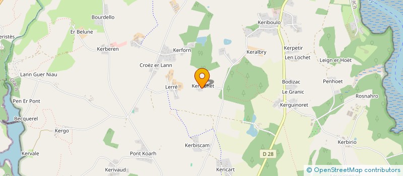 localisation de l'entreprise MADAME NATHALIE LE FLANCHEC  CRACH