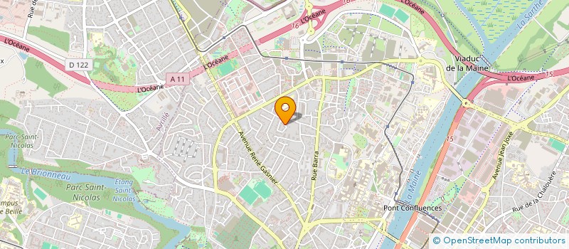 localisation de l'entreprise MADAME NATHALIE LE FLOCH  ANGERS