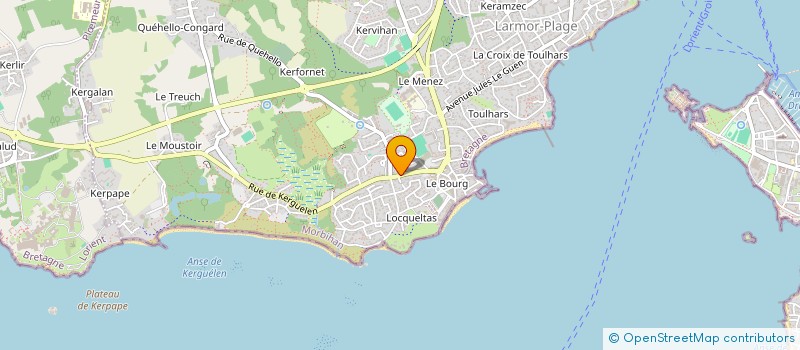 localisation de l'entreprise MADAME NATHALIE LE GARREC à LARMOR-PLAGE