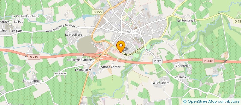 localisation de l'entreprise MADAME NATHALIE LE GOFF à VALLET