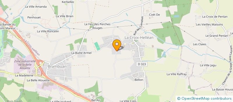 localisation de l'entreprise MADAME NATHALIE LE GOFF à LA CROIX-HELLEAN