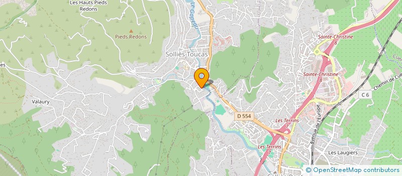 localisation de l'entreprise MADAME NATHALIE LE MARQUAND  SOLLIES-TOUCAS