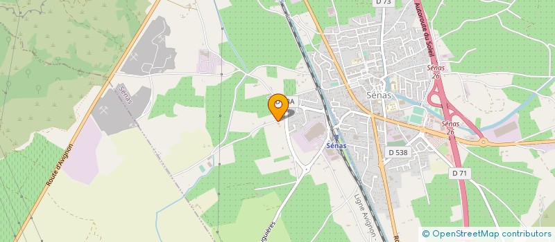 localisation de l'entreprise MADAME NATHALIE LE METAYER  SENAS