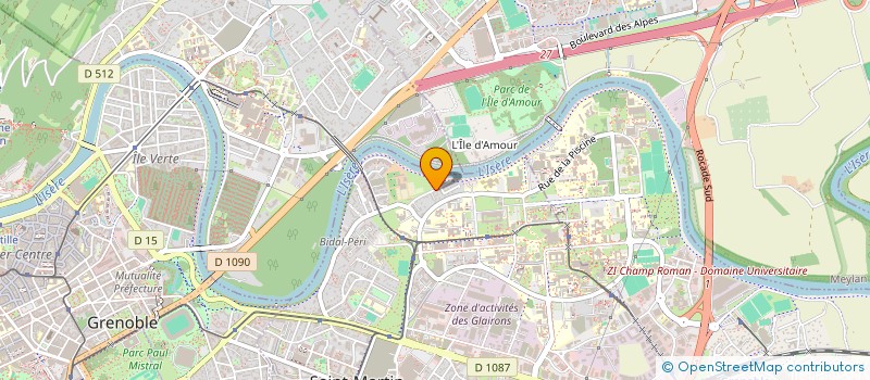 localisation de l'entreprise MADAME NATHALIE LE MEUR à SAINT-MARTIN-D'HERES