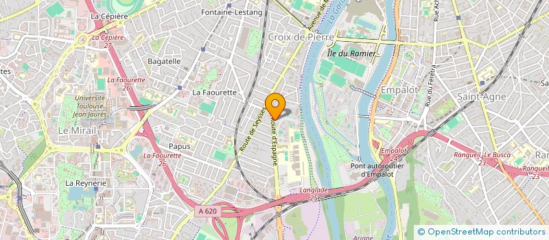 localisation de l'entreprise MADAME NATHALIE LE MEUT  TOULOUSE