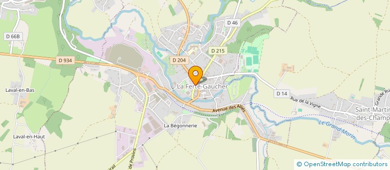 localisation de l'entreprise MADAME NATHALIE LE MOAL  PRESSAGNY L ORGUEILLEUX