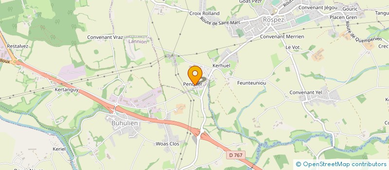 localisation de l'entreprise MADAME NATHALIE LE PAGE  LANNION