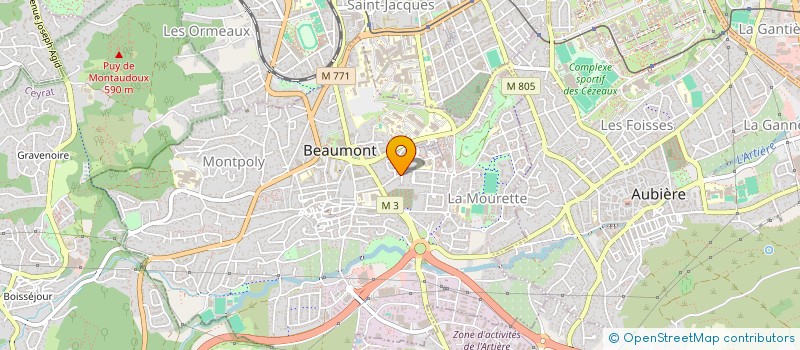 localisation de l'entreprise MADAME NATHALIE LE PENNEC  BEAUMONT