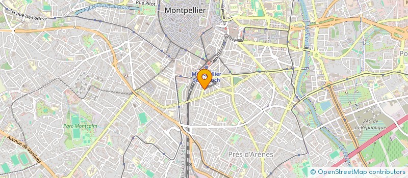localisation de l'entreprise MADAME NATHALIE LE ROUX à MONTPELLIER