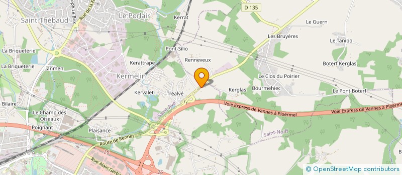 localisation de l'entreprise MADAME NATHALIE LE TARNEC à VANNES