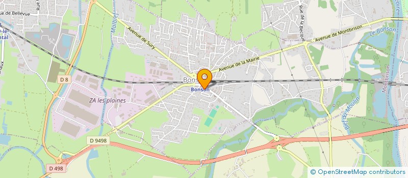 localisation de l'entreprise MADAME NATHALIE LE TENO  BONSON