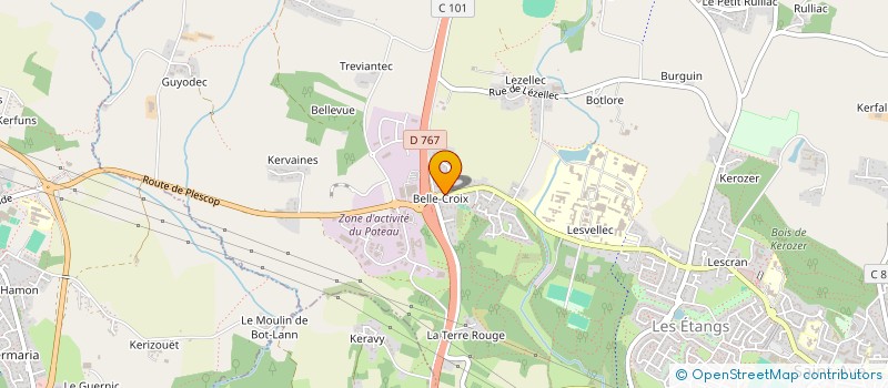 localisation de l'entreprise MADAME NATHALIE LE TEXIER  SAINT-AVE