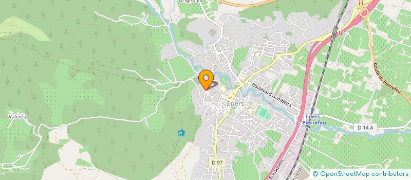 localisation de l'entreprise MADAME NATHALIE LE TIEC  CUERS