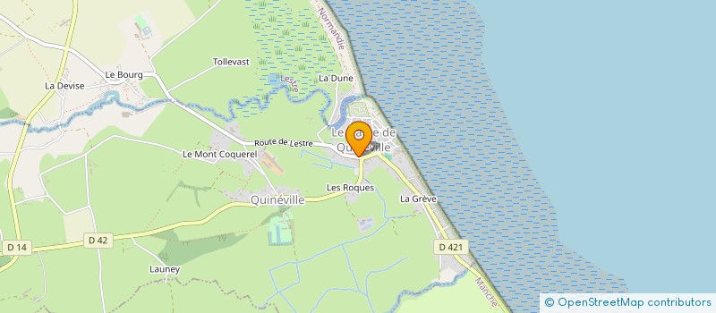 localisation de l'entreprise MADAME NATHALIE LEBARBENCHON  QUINEVILLE