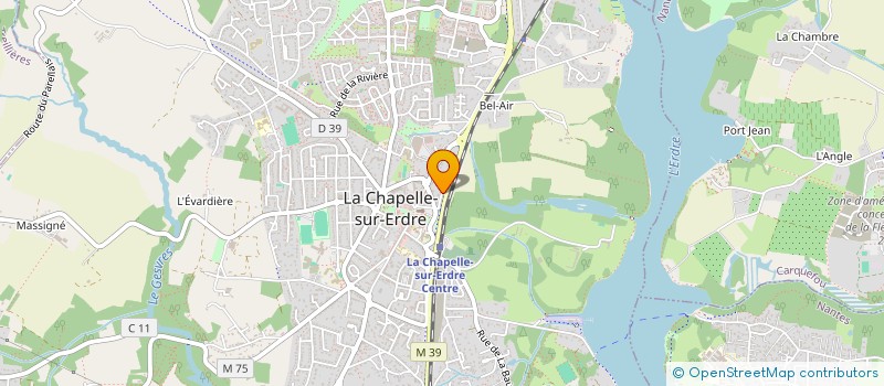 localisation de l'entreprise MADAME NATHALIE LEBERT à LA CHAPELLE-SUR-ERDRE