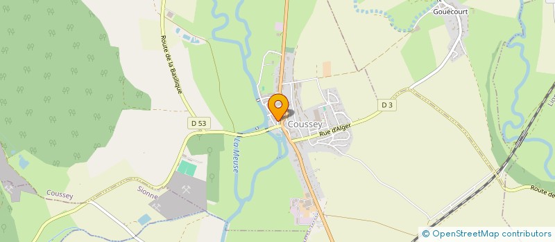 localisation de l'entreprise MADAME NATHALIE LEBLANC  COUSSEY