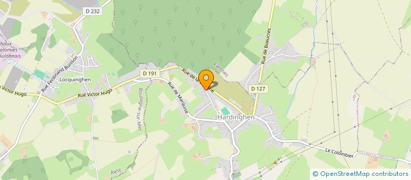 localisation de l'entreprise MADAME NATHALIE LEBON  MARQUISE