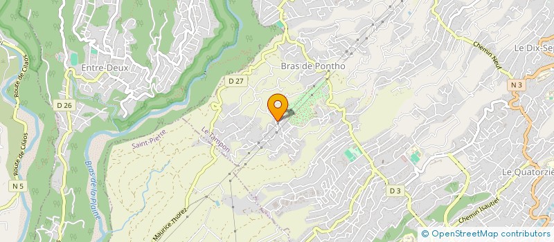 localisation de l'entreprise MADAME NATHALIE LEBON  LE TAMPON