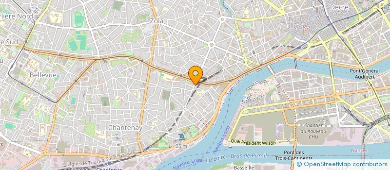 localisation de l'entreprise MADAME NATHALIE LEBRUN  NANTES