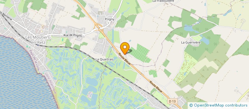 localisation de l'entreprise MADAME NATHALIE LECHAT  LES MOUTIERS-EN-RETZ