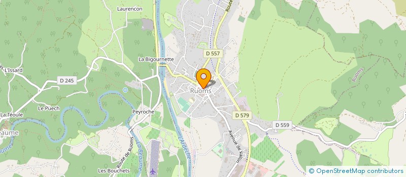 localisation de l'entreprise MADAME NATHALIE LECHENAULT à RUOMS