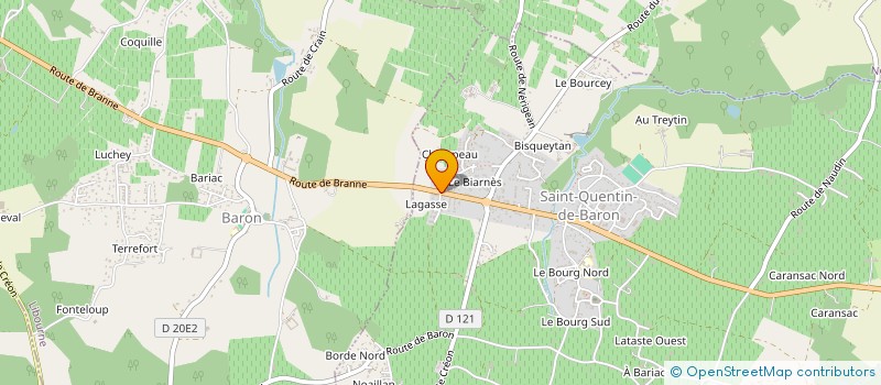 localisation de l'entreprise MADAME NATHALIE LECINANA  SAINT-QUENTIN-DE-BARON