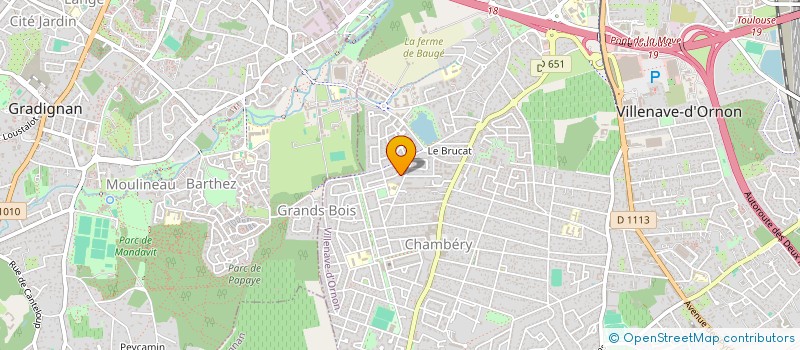 localisation de l'entreprise MADAME NATHALIE LECOEUR  VILLENAVE-D'ORNON