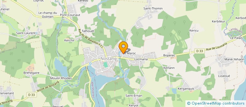 localisation de l'entreprise MADAME NATHALIE LECOMTE  NOSTANG
