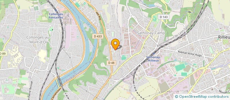 localisation de l'entreprise MADAME NATHALIE LECOULTRE  FONTAINES-SUR-SAONE