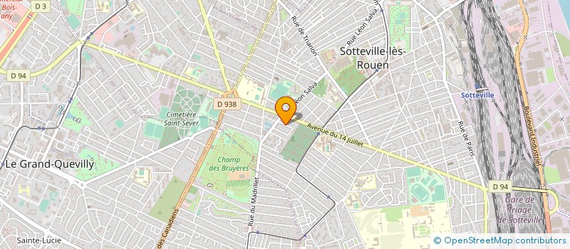 localisation de l'entreprise MADAME NATHALIE LECROQ  SOTTEVILLE-LES-ROUEN
