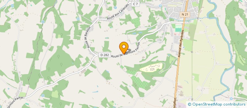 localisation de l'entreprise MADAME NATHALIE LECUREUIL  LAYRAC