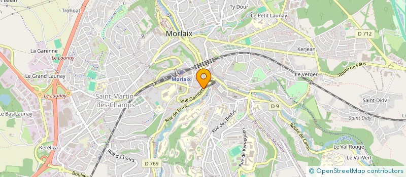 localisation de l'entreprise MADAME NATHALIE LEDAN  MORLAIX