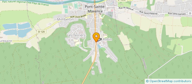 localisation de l'entreprise MADAME NATHALIE LEDANOIS  PONT-SAINTE-MAXENCE