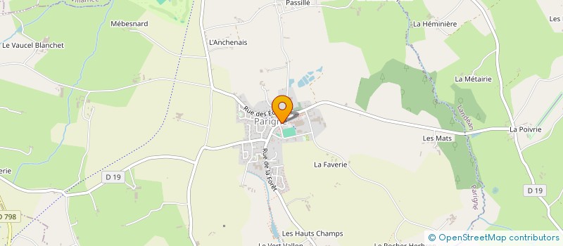 localisation de l'entreprise MADAME NATHALIE LEDROLE  PARIGNE