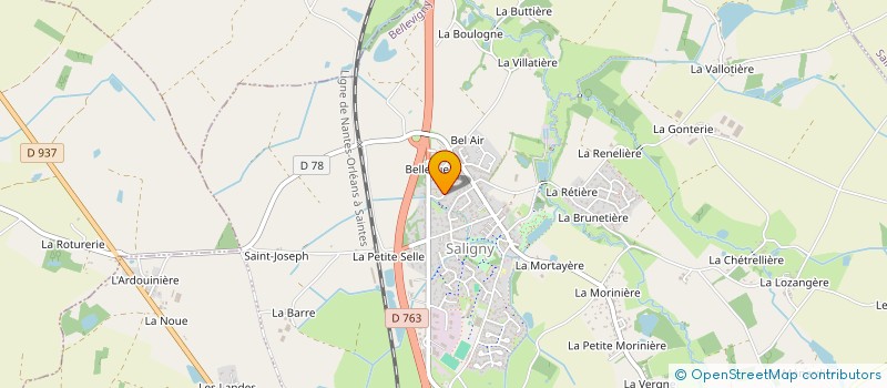 localisation de l'entreprise MADAME NATHALIE LEDUC  BELLEVIGNY