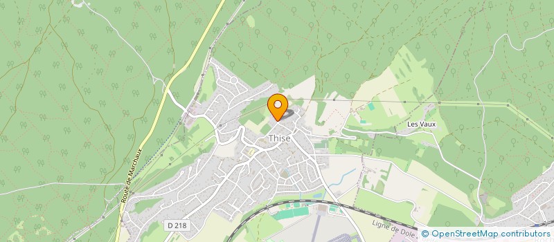 localisation de l'entreprise MADAME NATHALIE LEDUCQ  THISE