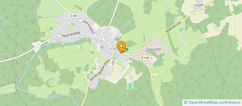 localisation de l'entreprise MADAME NATHALIE LEFAY  CARLEPONT