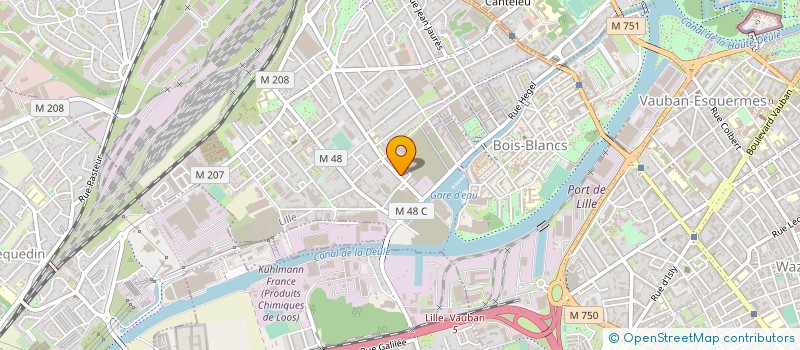 localisation de l'entreprise MADAME NATHALIE LEFEBVRE à LILLE