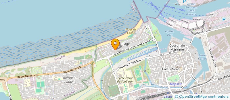 localisation de l'entreprise MADAME NATHALIE LEFEBVRE  CALAIS