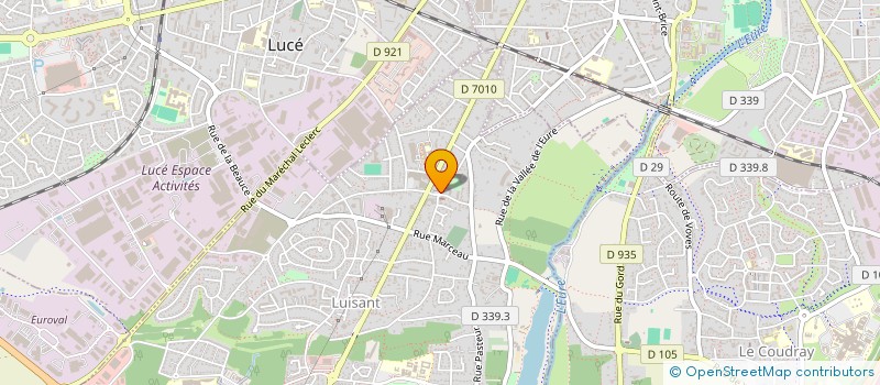 localisation de l'entreprise MADAME NATHALIE LEFEVRE à LUISANT