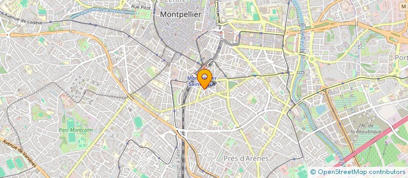 localisation de l'entreprise MADAME NATHALIE LEFEVRE  MONTPELLIER
