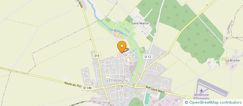 localisation de l'entreprise MADAME NATHALIE LEFEVRE  ETREPAGNY