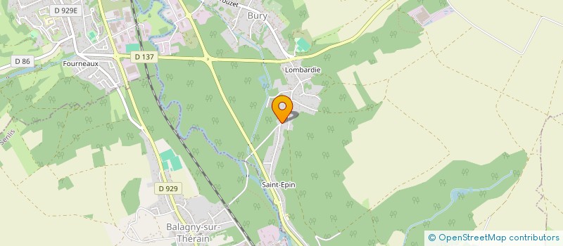 localisation de l'entreprise MADAME NATHALIE LEFEVRE  BURY