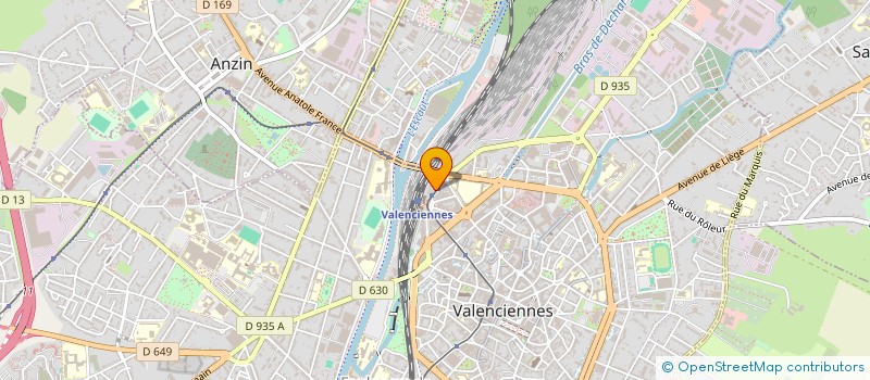 localisation de l'entreprise MADAME NATHALIE LEFORESTIER à VALENCIENNES