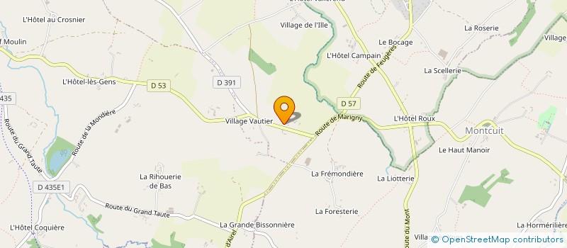 localisation de l'entreprise MADAME NATHALIE LEFORESTIER  SAINT-SAUVEUR-VILLAGES