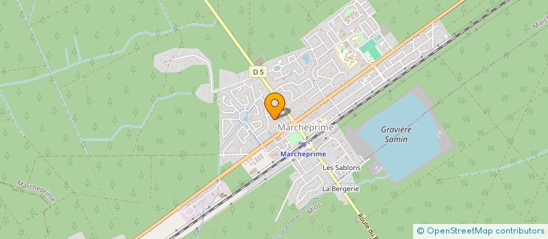 localisation de l'entreprise MADAME NATHALIE LEFRANC  SAINT-MEDARD-D'EYRANS