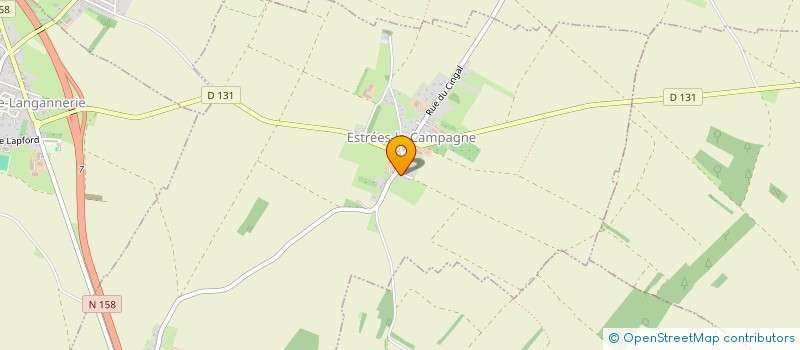 localisation de l'entreprise MADAME NATHALIE LEGENDRE  ESTREES-LA-CAMPAGNE