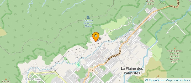 localisation de l'entreprise MADAME NATHALIE LEGER  LA PLAINE-DES-PALMISTES